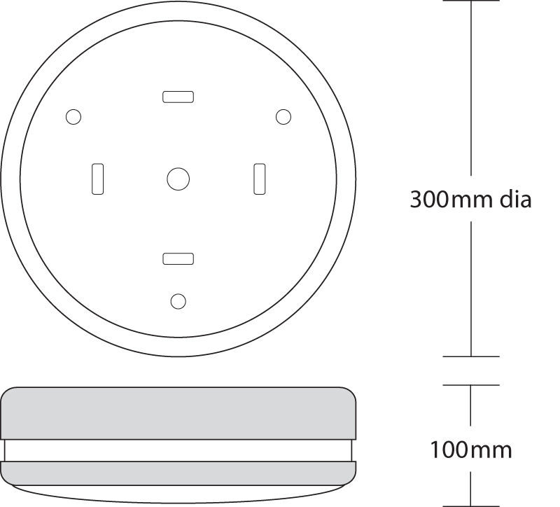 Amenity Round dimensions - Lighting manufacturers - Jordan Reflectors ...